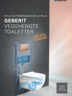 Geberit vegghengte toaletter 2026 prisliste